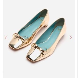 FRANCES VALENTINE Mary Mini Block Platino Heel - size 8.5